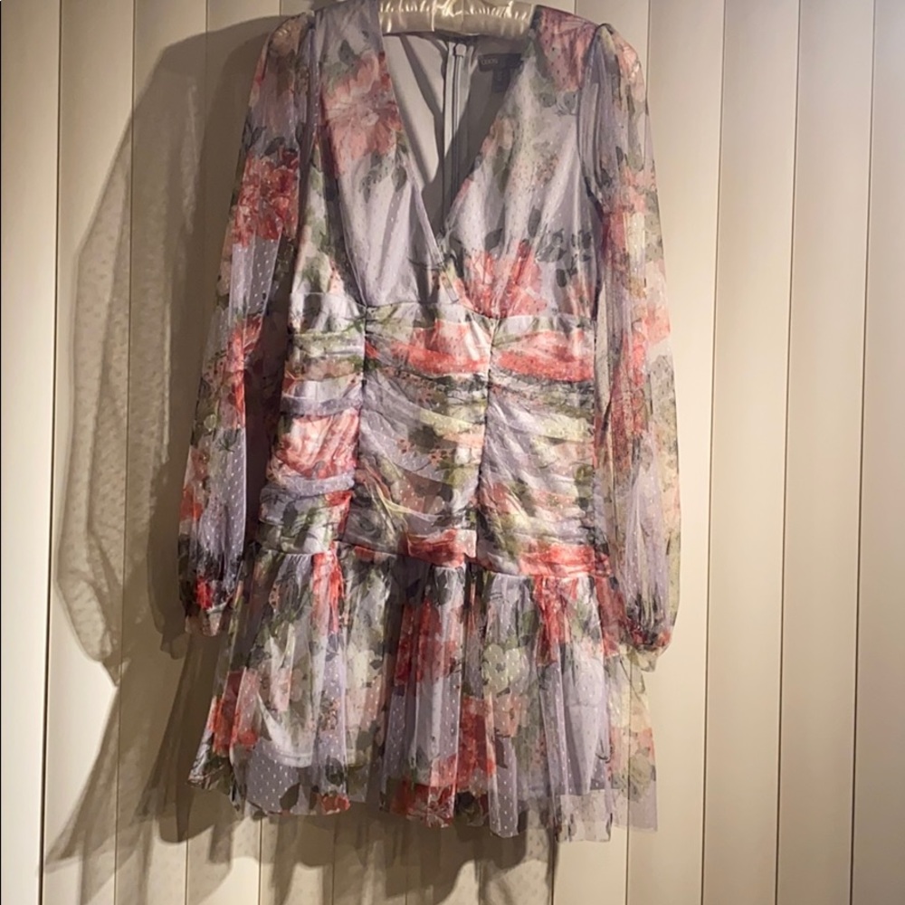 ASOS mini veil dress